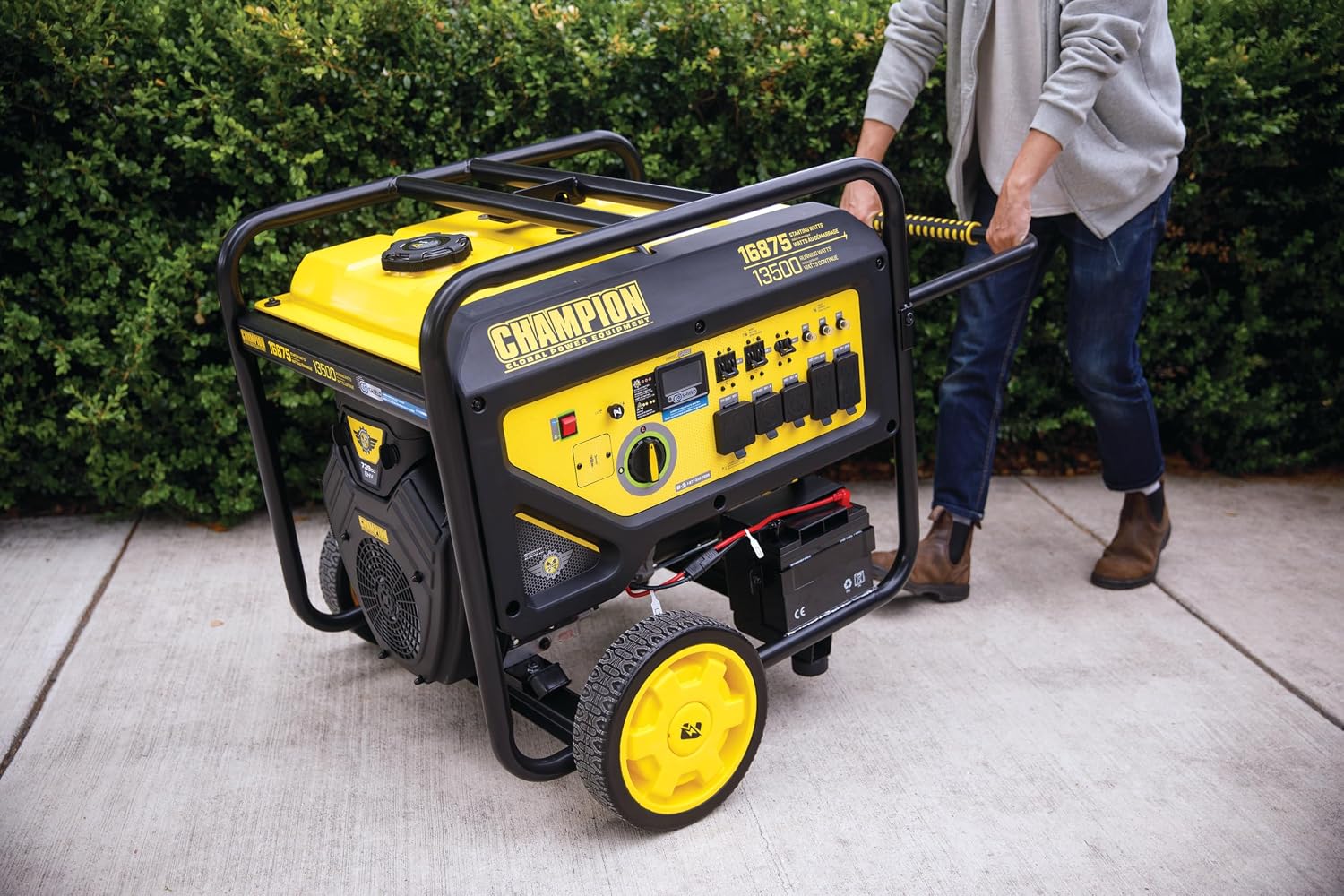 Champion Power Equipment 16,875-Watt Electric Start Home Backup Portable Generator with Free 3-Year Warranty