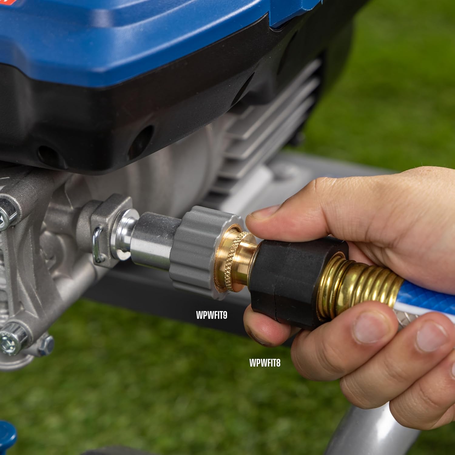 Westinghouse Heavy-Duty, M22-14MM Quick-Connect or a Garden Hose to Pressure Washer Hose, 3/4" GHT