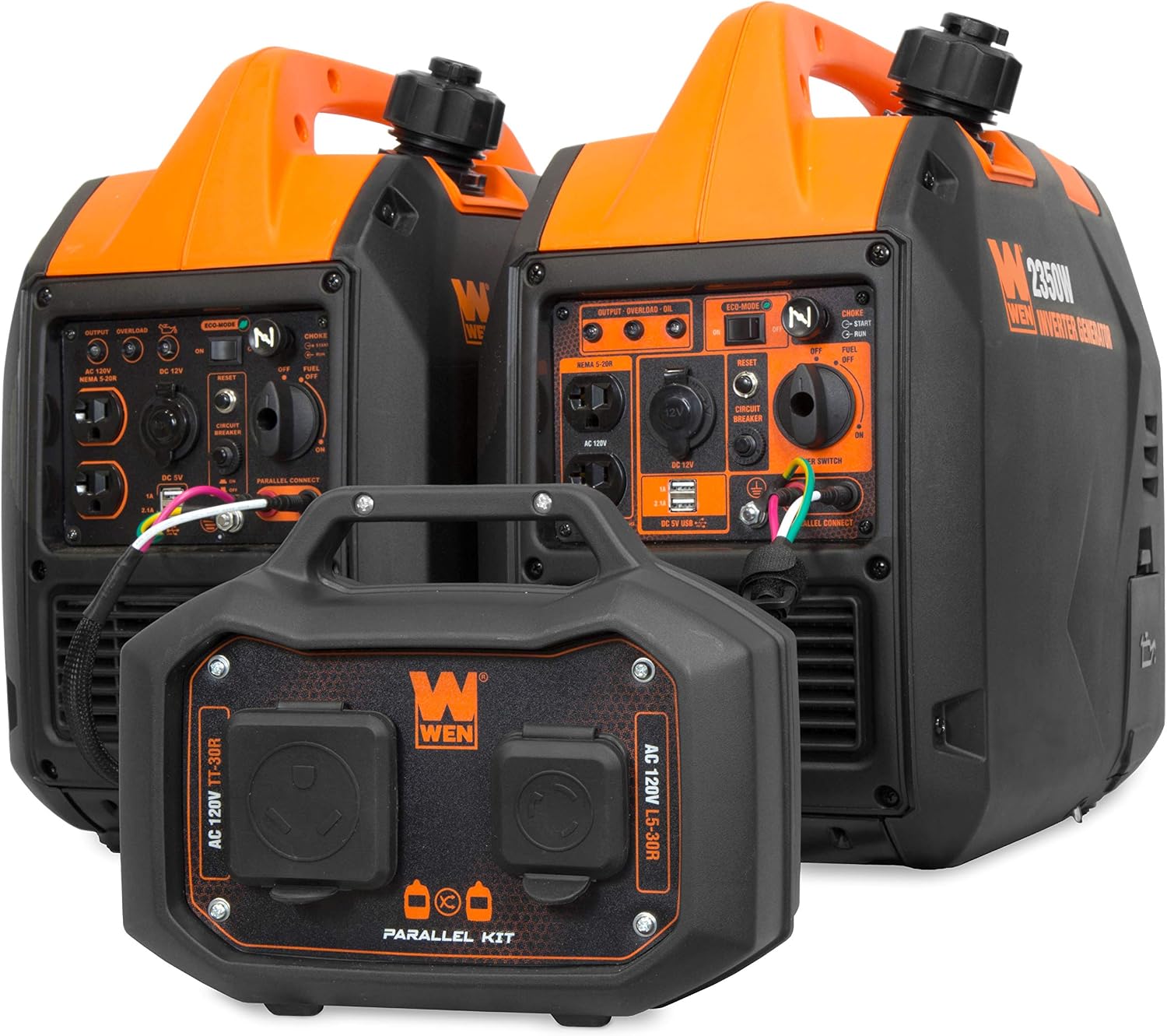 WEN GNA36i 30-Amp 3600-Watt Parallel Connection Kit for Inverter Generators, Black