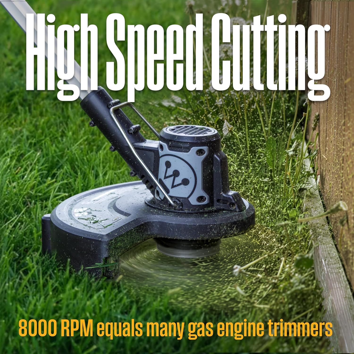 Westinghouse 20V 2-in-1 Cordless String Trimmer and Edger, 12 Inch Cutting Path with 2.0Ah Battery and Charger