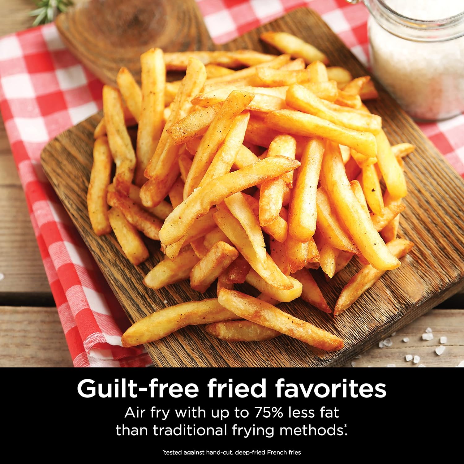 Ninja AF080 Mini Air Fryer, 2 Quarts Capacity, Compact, Nonstick, with Quick Set Timer, Grey