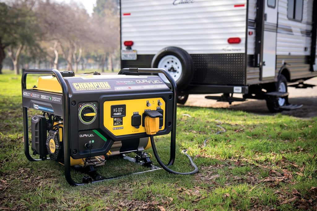 Champion Power Equipment 4375-Watt Dual Fuel RV Ready Portable Generator with Free 3-Year Warranty