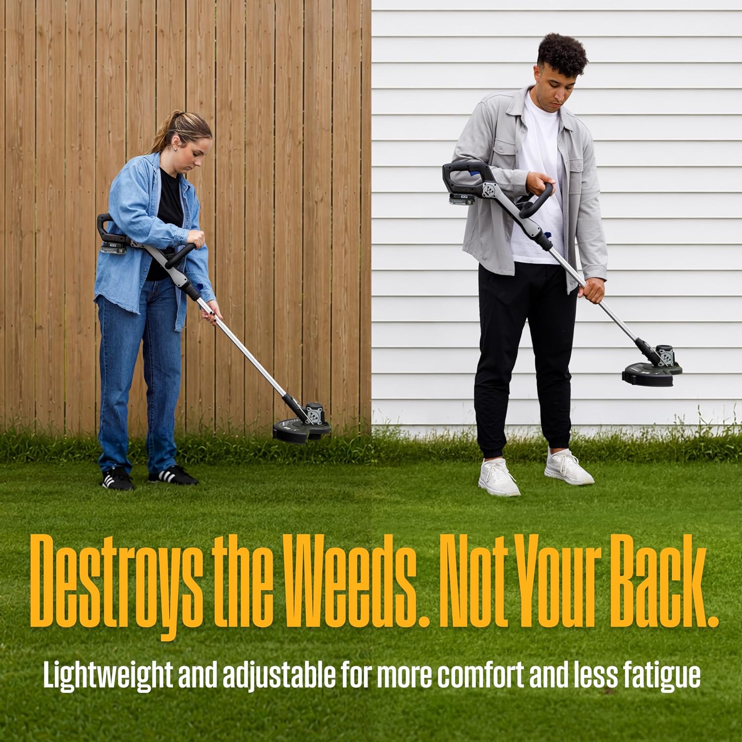 Westinghouse 20V 2-in-1 Cordless String Trimmer and Edger, 12 Inch Cutting Path with 2.0Ah Battery and Charger