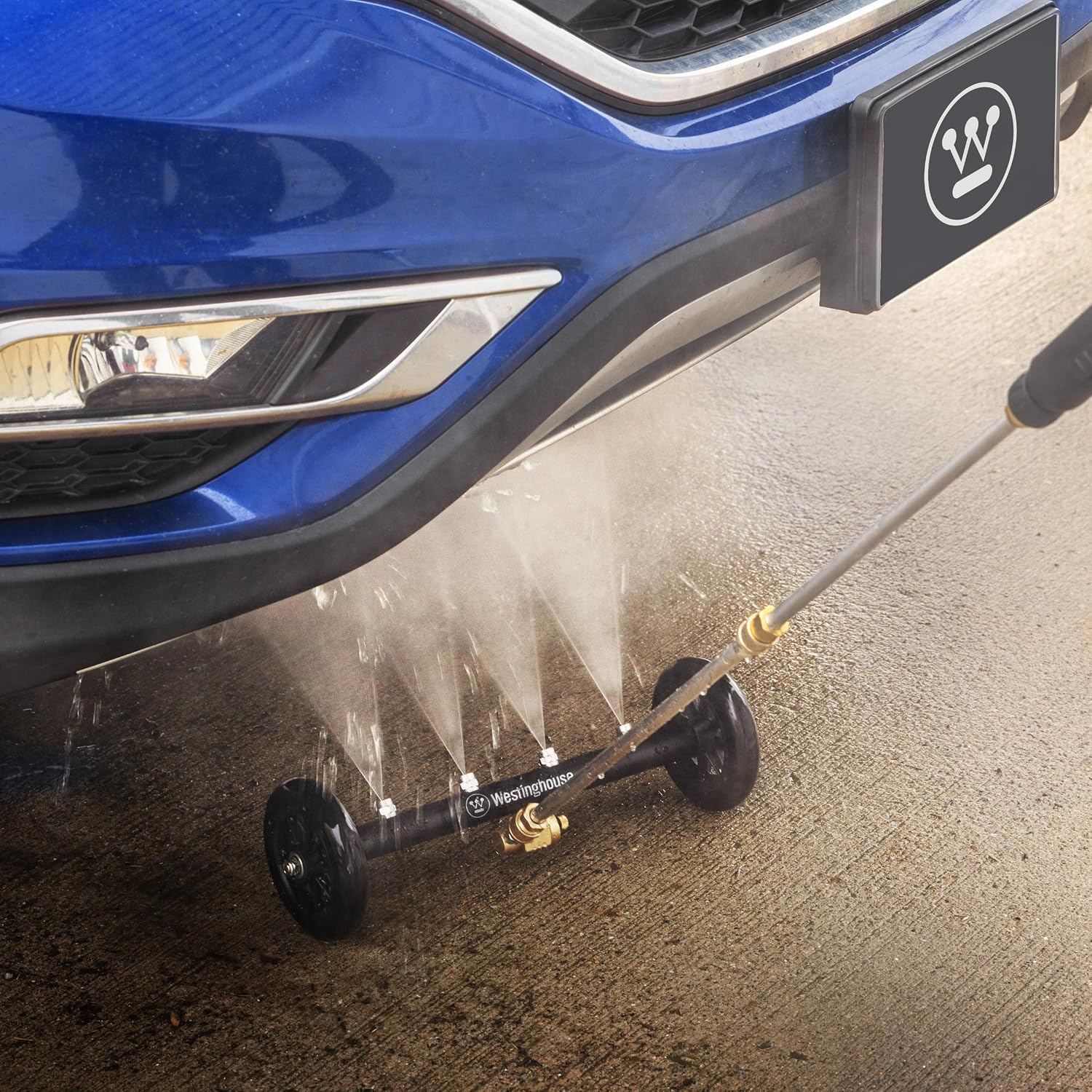 Westinghouse Universal 16" Pressure Washer Undercarriage Cleaner and Water Broom Attachment - 4400 PSI, 1/4" Connector - for Gas and Electric Pressure Washers
