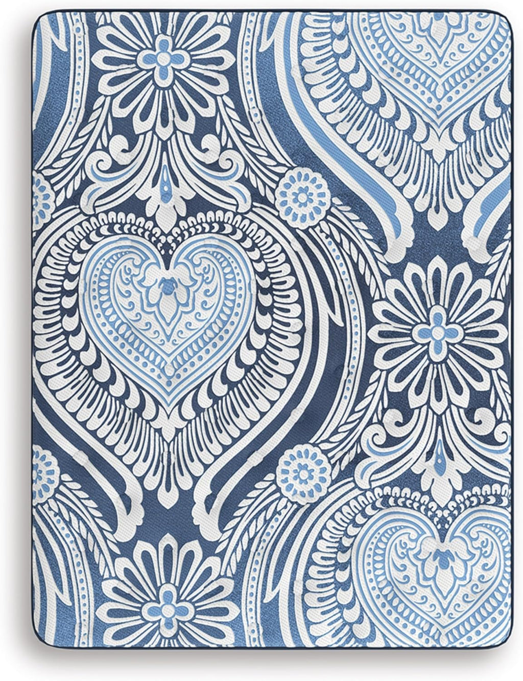 Signature Design by Ashley Firm Luxe 2.0 15 Inch Breathable Gel Latex Memory Foam Hybrid Mattress with Edge Support for Cool Sleep and Pressure Relief, Queen, Fiberglass-Free, Mattress in A Box