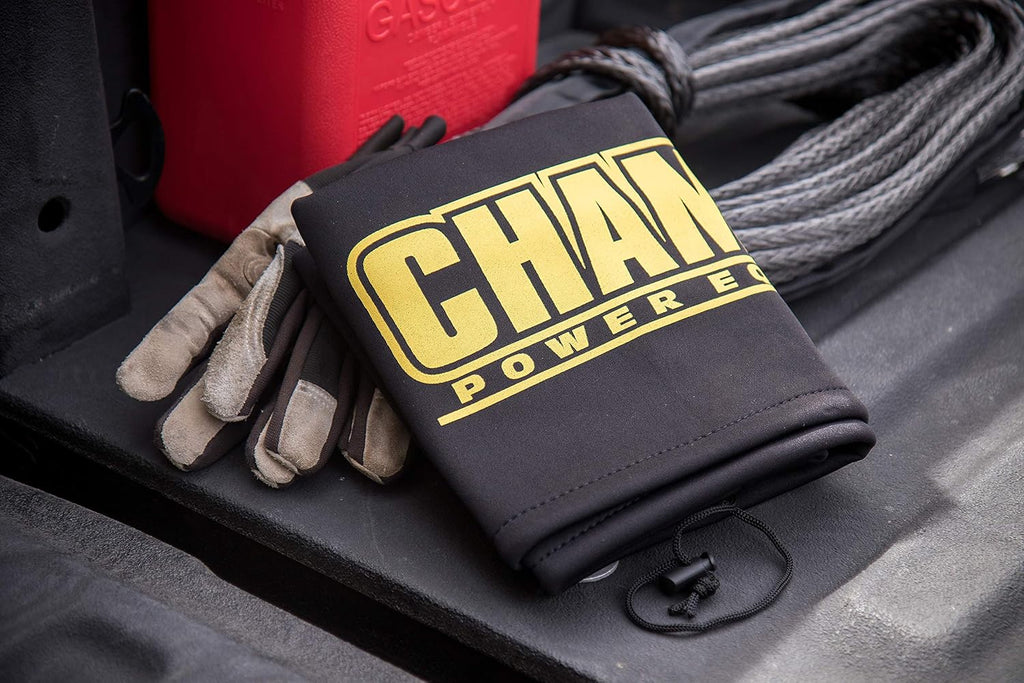 Champion Power Equipment 18035 Weather-Resistant Neoprene Storage Cover for Winches 8000-12,000 lb.
